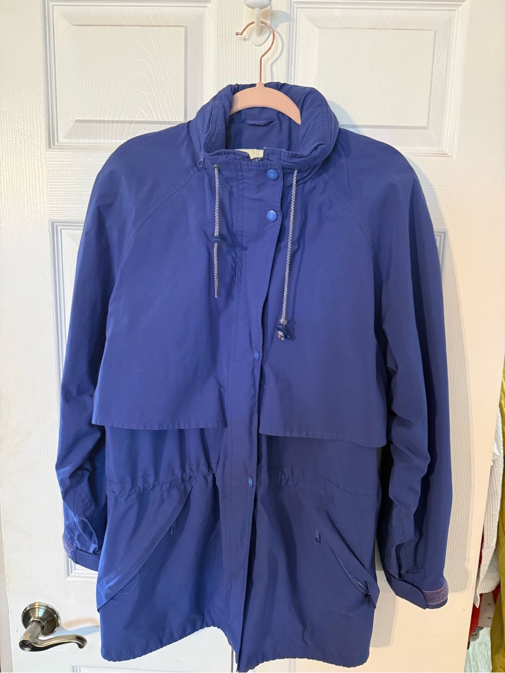 Ladies Blue Eddie Bauer Hooded Utility Jacket (inv# 244) - Picture 4 of 14